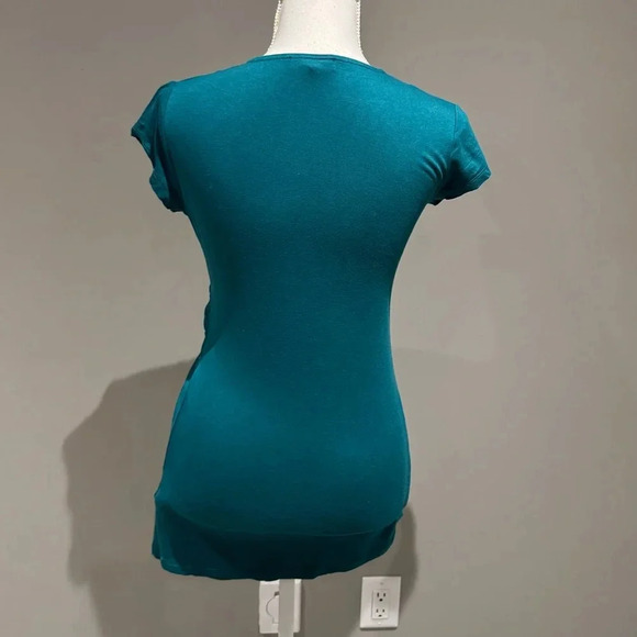 Maternity & Nursing V-neck Top Sz 4/6 - Picture 5 of 7